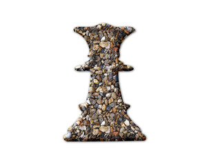 Chess Queen Stones Icon Logo Symbol illustration