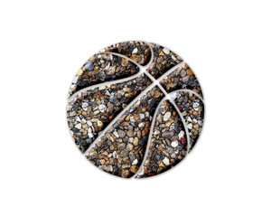 Basketball Sports ball Stones Icon Logo Symbol illustration
