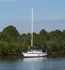 Yacht in the Gulf of Mexico