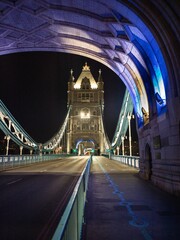 tower bridge at night