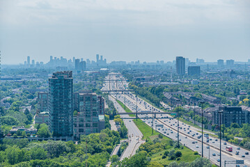 City and highway view