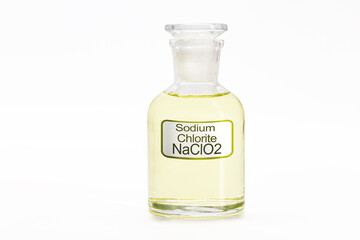 sodium chlorite, a chemical compound used to combat scale in industrial equipment, in leather processing, and in the paper and textile industries.