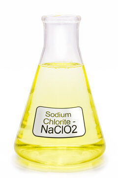 sodium chlorite, a chemical compound used to combat scale in industrial equipment, in leather processing, and in the paper and textile industries.