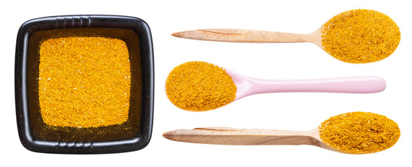 set of ground marigold tagetes (imeretian saffron)