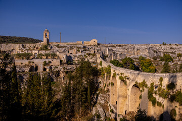 Historic city center of Gravina in Puglia - a beautiful village in Apulia Italy - travel photography