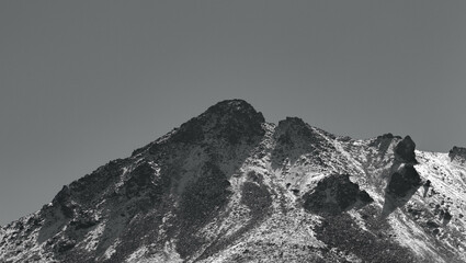 parque nevado de Toluca también conocido como Xinantécatl con una altura de 4,680 metros sobre el nivel del mar