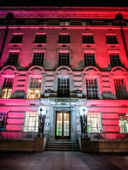 building in the night