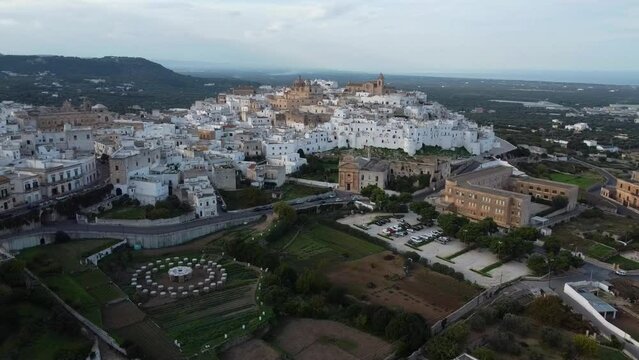 Aerial view of Ostuni 