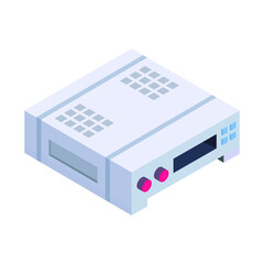 Isometric dvd player