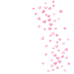 Valentine Background. Pink Vintage Print.