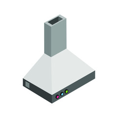 Isometric extractor hood