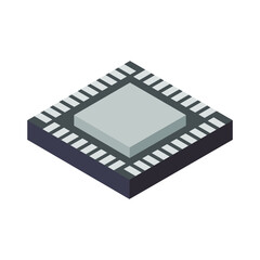 Isometric microchip