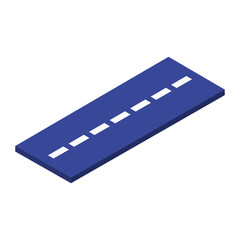Fototapeta premium Isometric road