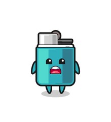 lighter illustration with apologizing expression, saying I am sorry