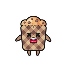 the dead muffin mascot character