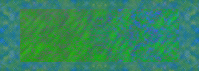 Abstract glitch art border background image.