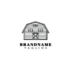 barn logo icon design template vector