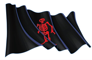 Waving Jolly Roger of Eduard Low