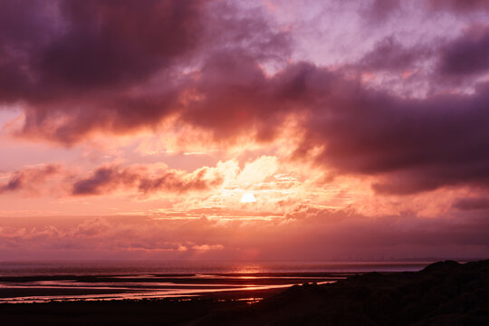 Talacre Beach North Wales, Sunrise