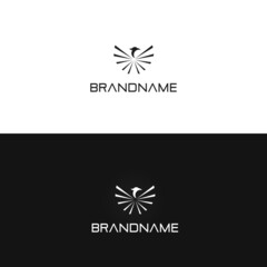 Phoenix Light Wing logo animal abstract