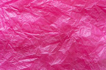 Fototapeta premium crumpled pink paper