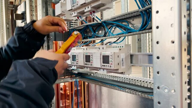 Wire harness while stripping wires