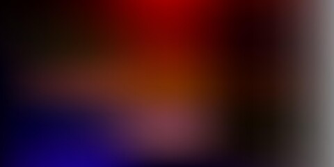 Dark multicolor vector blurred layout.