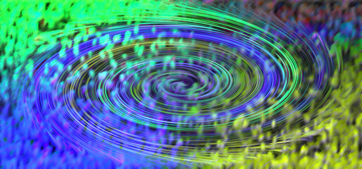 Abstract psychedelic spiral shape background image.