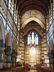 Fototapeta premium St Paul's Cathedral Melbourne Australia