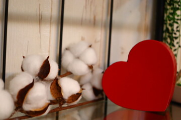 コットン　ハート　