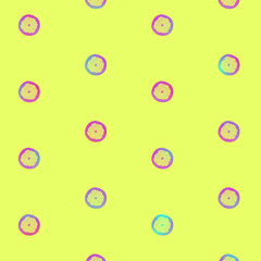 Grapefruits slices pattern in vibrant gradient holographic neon colors. Concept art. Minimal surrealism background