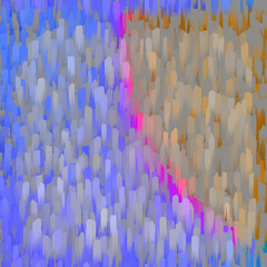 Fototapeta premium Abstract neon glitch art texture background image.