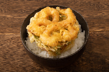 海老　かき揚げ丼