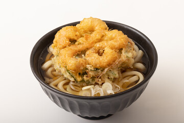 海老　かき揚げうどん