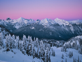 winter mountain landscape