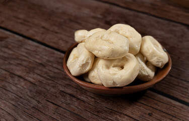 Handmade bread Rosquitas based on yucca