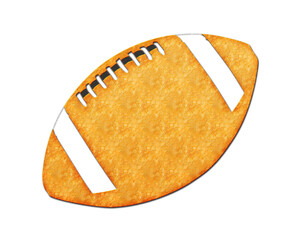 American Sports football symbol Potato Chips icon logo illustration