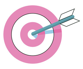 Isolated target icon