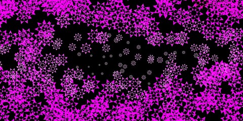 Dark blue, green vector template with crystals, triangles.