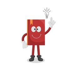 Book cartoon illustration