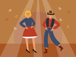 Western vector illustration