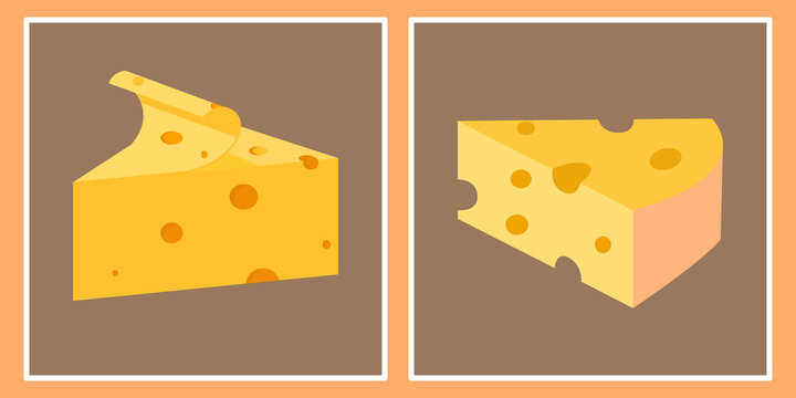 Set with cheese icon set. Vector illustration design element set. Cooking background. Cooking icon set. Business icon. Business concept vector illustration. Symbol, logo illustration. Healthy food set