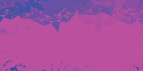 Light Purple, Pink vector template with triangle shapes.