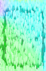 Abstract neon glitch art texture background image.