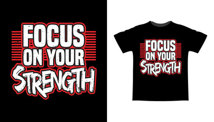 Work for your goals typography t-shirt design