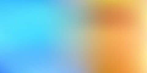Fototapeta premium Light blue, yellow vector gradient blur pattern.