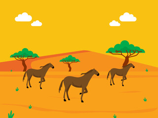 African vector illustration