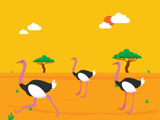 Naklejka premium African vector illustration