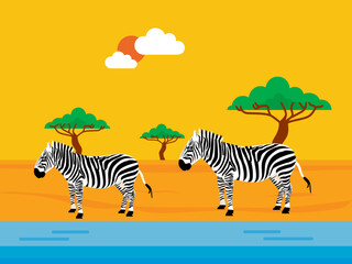 Fototapeta na wymiar African vector illustration