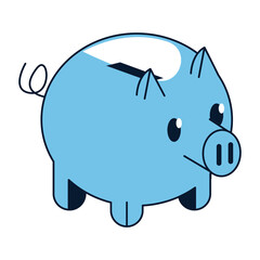 blue piggy savings